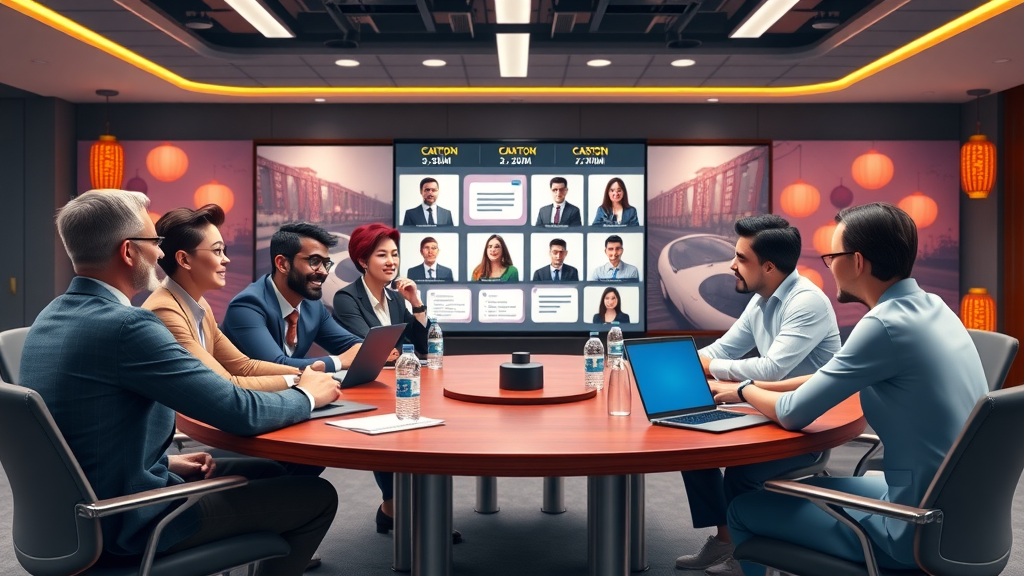 Bright virtual roundtable from online marketing event in Canton, GA